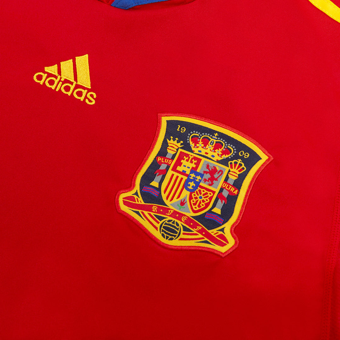 Retro DAVID VILLA #7 2010 Spain Home Soccer Jersey Top Soccer Jerseys Store