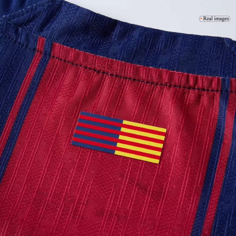 Player Version LAMINE YAMAL #10 Barcelona Home Soccer Jersey 2025/26- Kopa Trophy Edition - Slim Fit