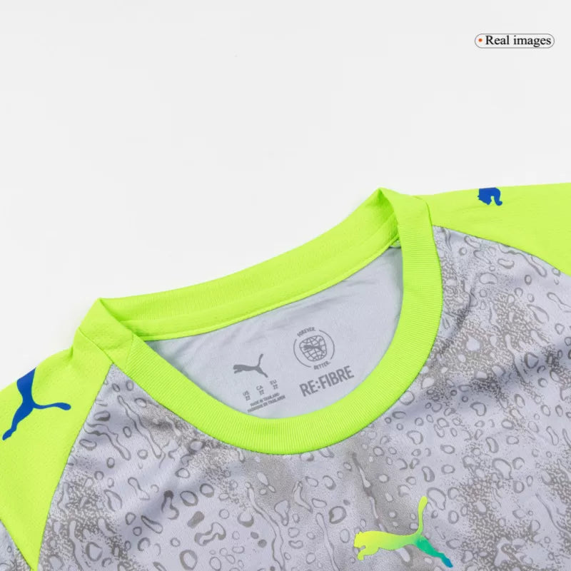 Kid's Manchester City Third Away Soccer Jersey Kit(Jersey+Shorts) 2025/26