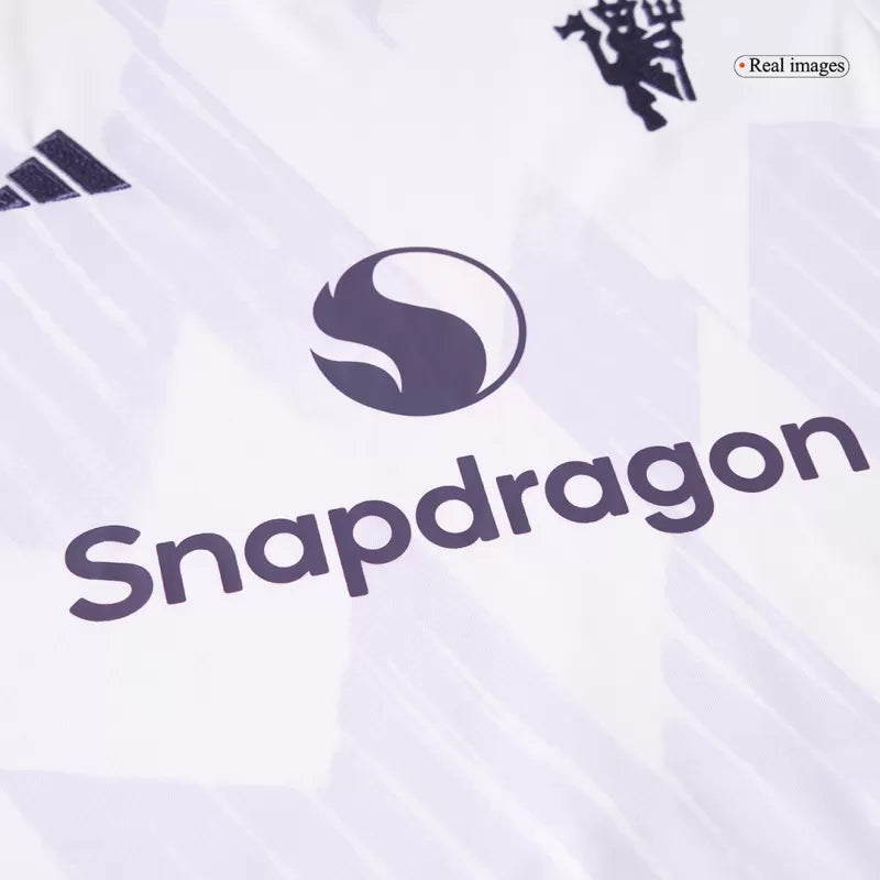 Kid's Manchester United Away Soccer Jersey Kit(Jersey+Shorts+Socks) 2025/26