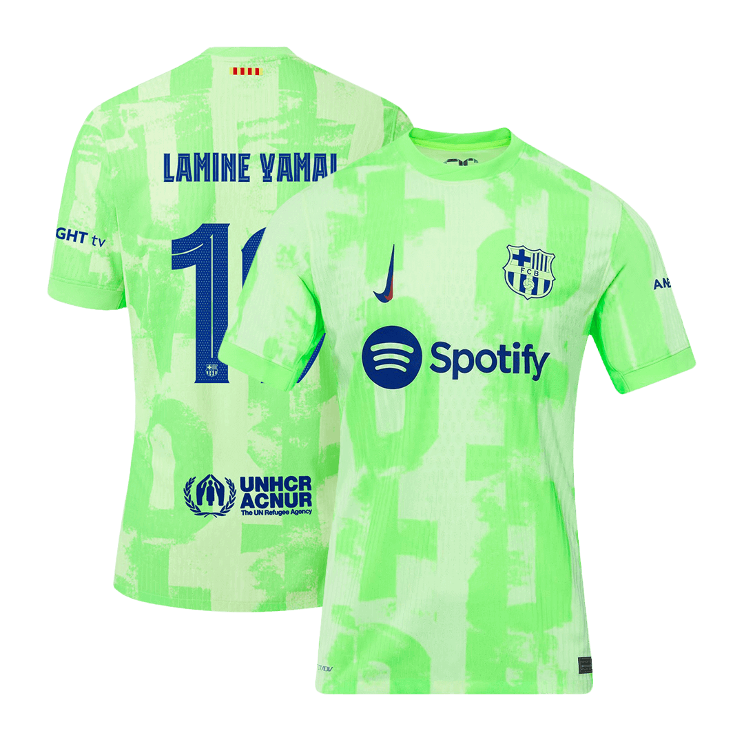 Player Version LAMINE YAMAL #19 Barcelona Third Away  Soccer Jersey 2024/25 - UCL Top Soccer Jerseys Store
