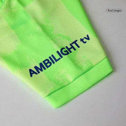 Kid's Barcelona Third Away  Soccer Jersey Kit(Jersey+Shorts) 2024/25 - UCL (Spotify Logo Without Text) Top Soccer Jerseys Store