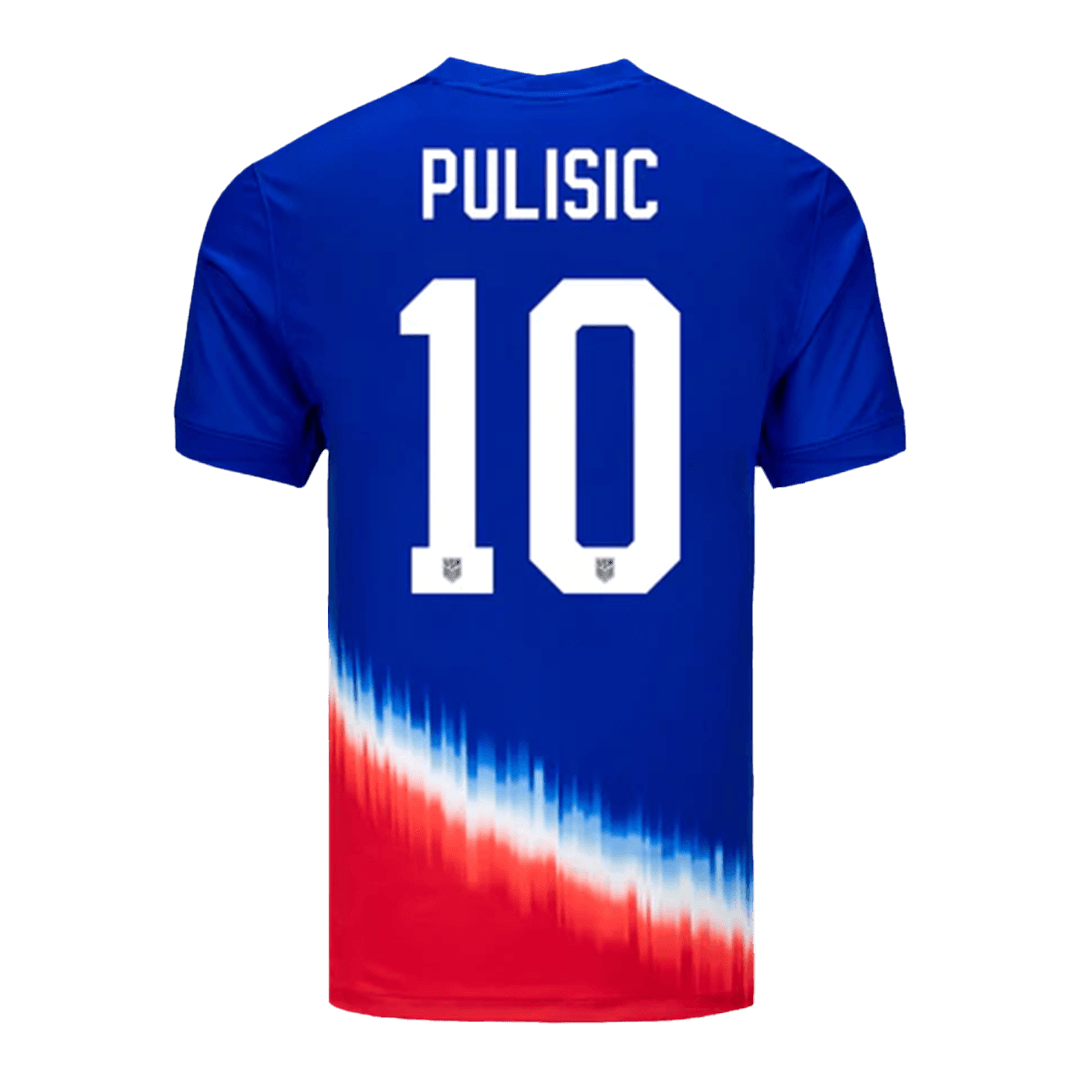 [Super Quality] Men's USA PULISIC #10 Away Soccer Jersey Copa América 2024 Go Game Wear