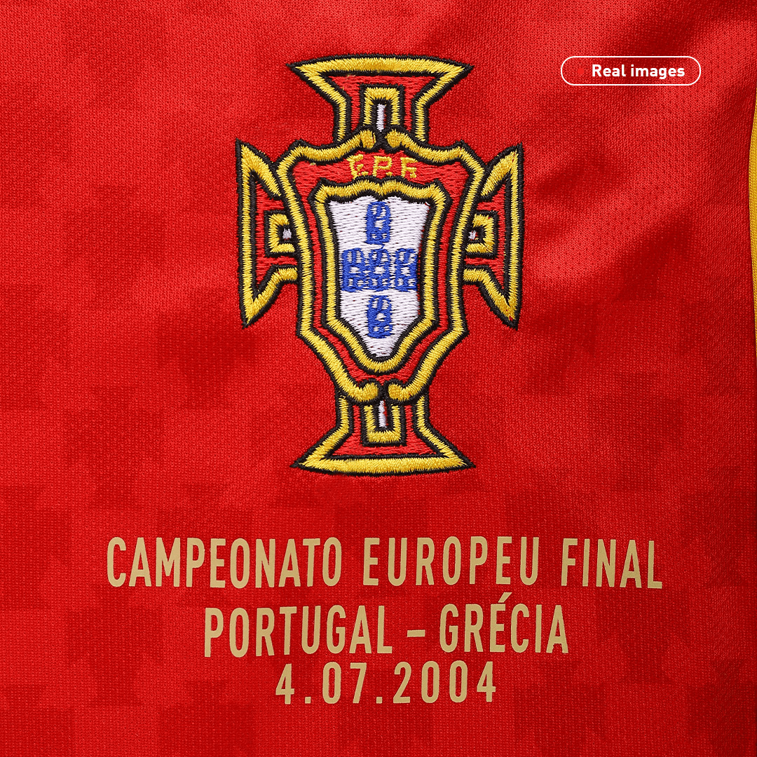 Portugal Home Retro Soccer Jersey 2004 - Euro Final Go Game Wear