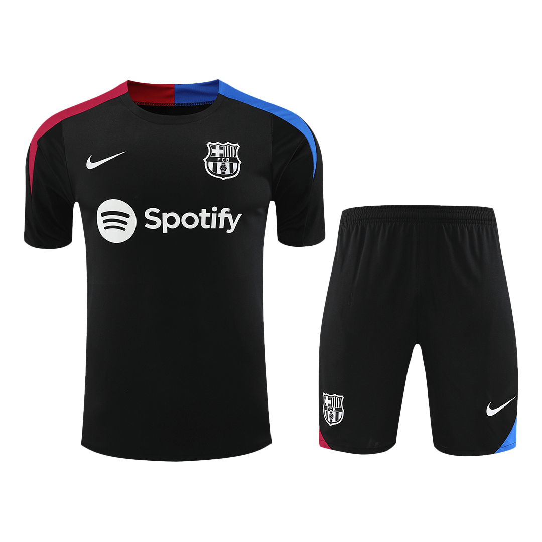 Barcelona Pre-Match  Soccer Jersey Kit(Jersey+Shorts) 2024/25 Top Soccer Jerseys Store