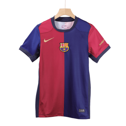 LEWANDOWSKI #9 Barcelona Home  Soccer Jersey 2024/25- Spotify Logo Without Text Top Soccer Jerseys Store