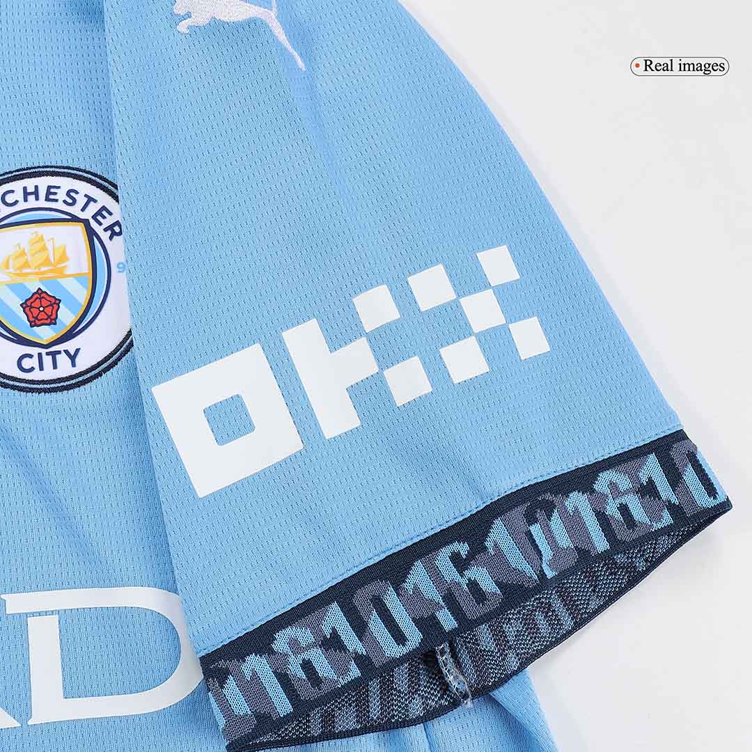 RODRIGO #16 Manchester City Home  Soccer Jersey 2024/25 - UCL Top Soccer Jerseys Store