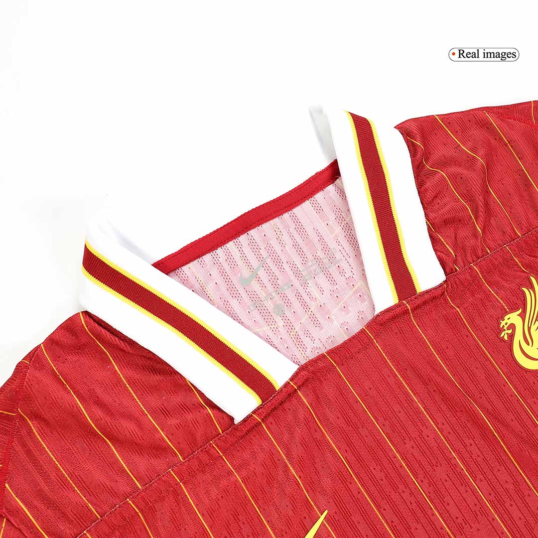 Player Version M.SALAH #11 Liverpool Home  Soccer Jersey 2024/25 Top Soccer Jerseys Store