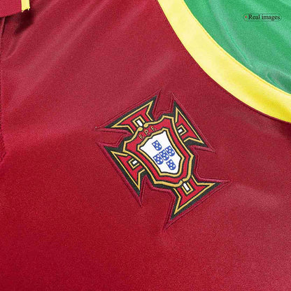 Portugal Home Retro Soccer Jersey 1999 Go Game Wear