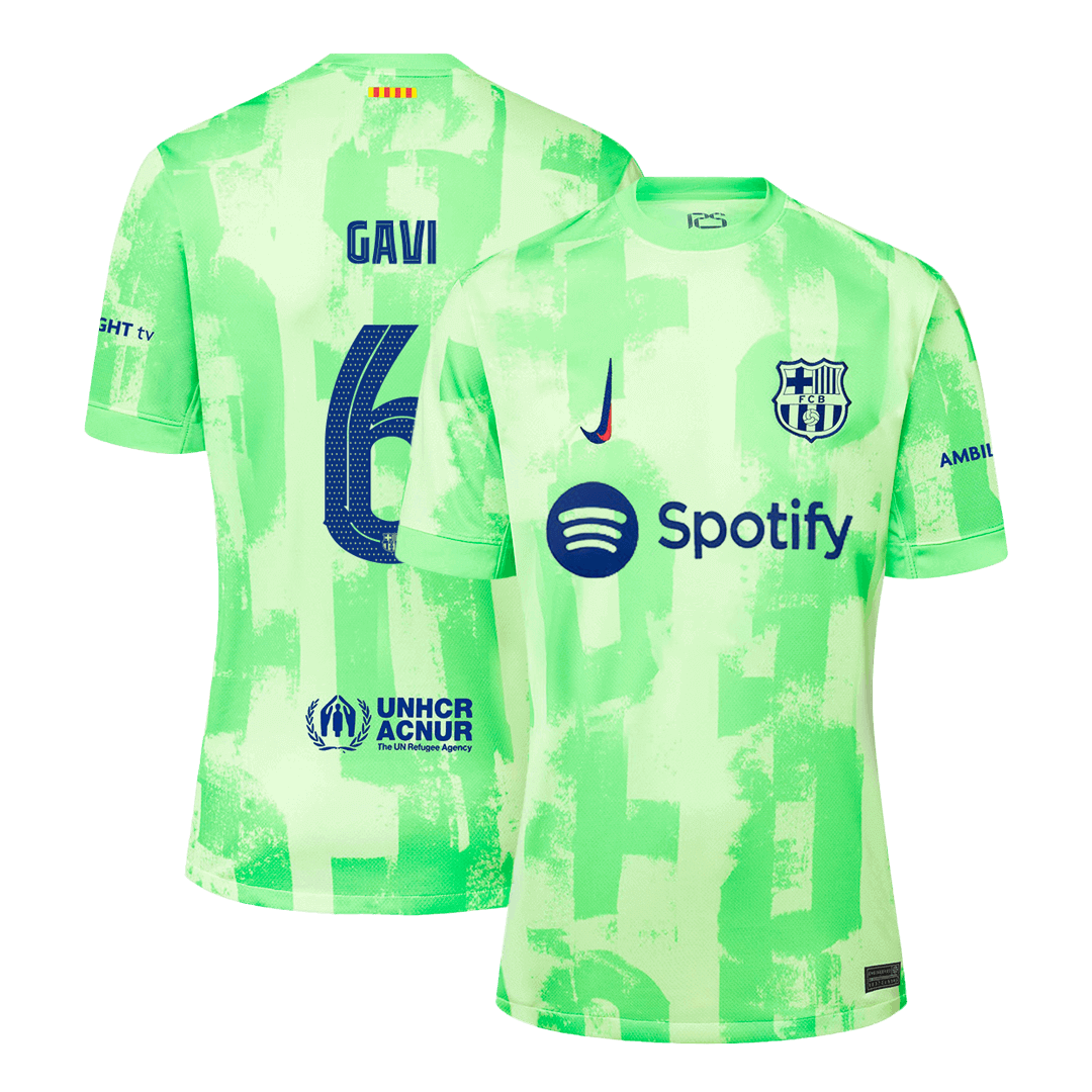 GAVI #6 Barcelona Third Away  Soccer Jersey 2024/25- UCL Top Soccer Jerseys Store