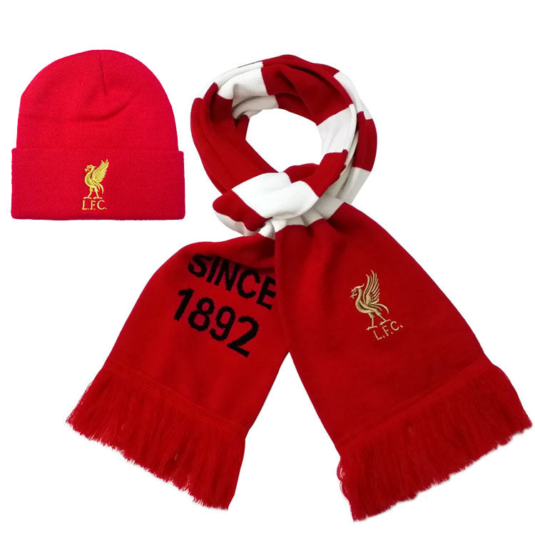Cozy Knit Beanie and Scarf Combo topsoccerjerseys.com
