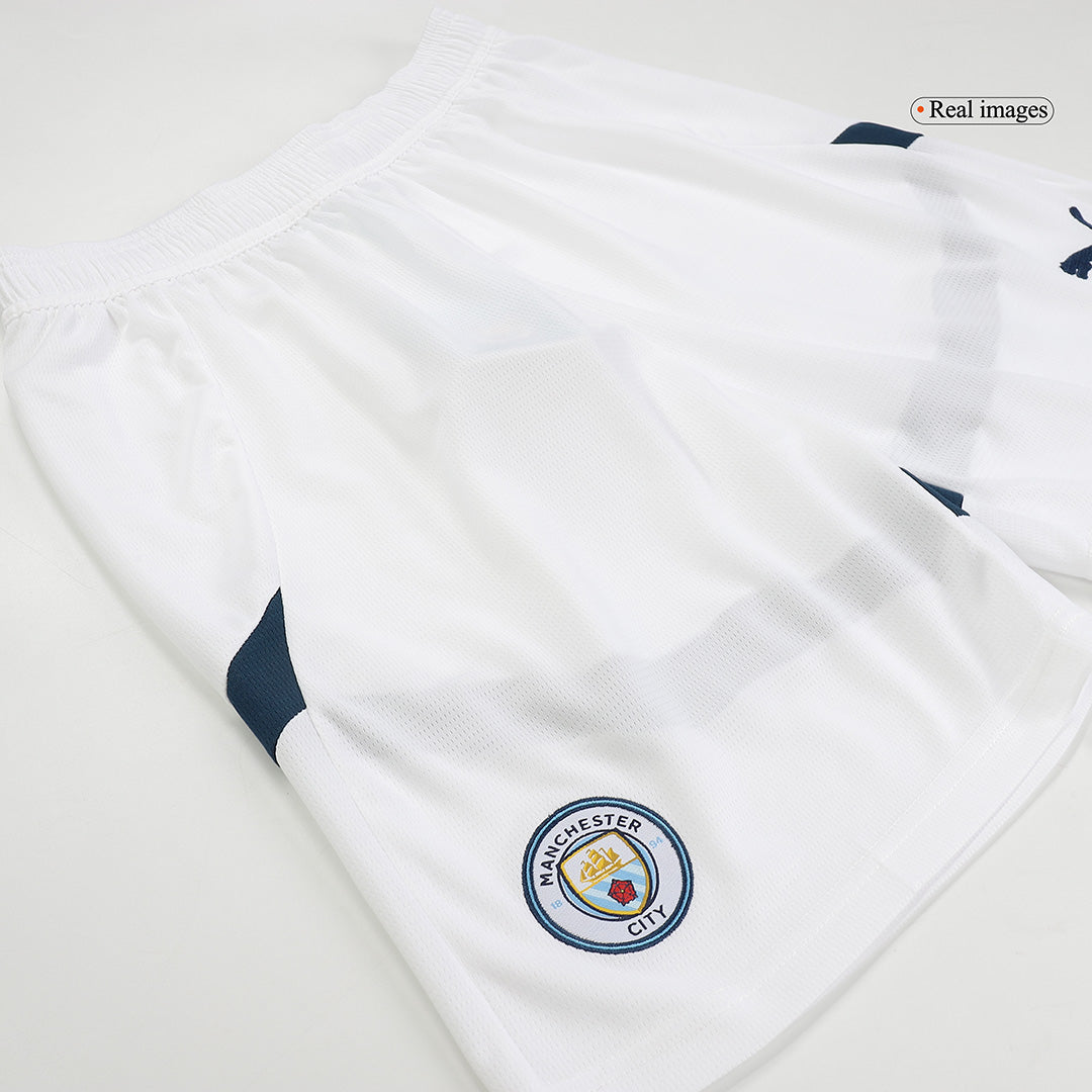 Manchester City Home Soccer Shorts 2024/25 Top Soccer Jerseys Store