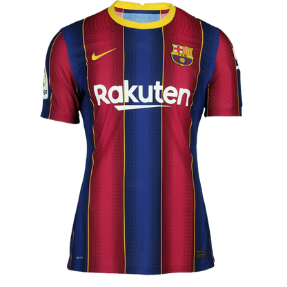 Retro Messi #10 Barcelona Home Soccer Jersey 2020/21 - No signature