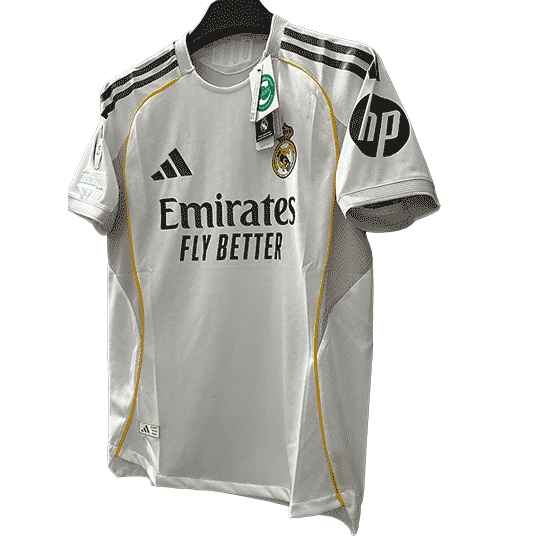 Real Madrid 2025/26 Home Soccer Jersey-Pre-Order Now (Ships After Official Release)