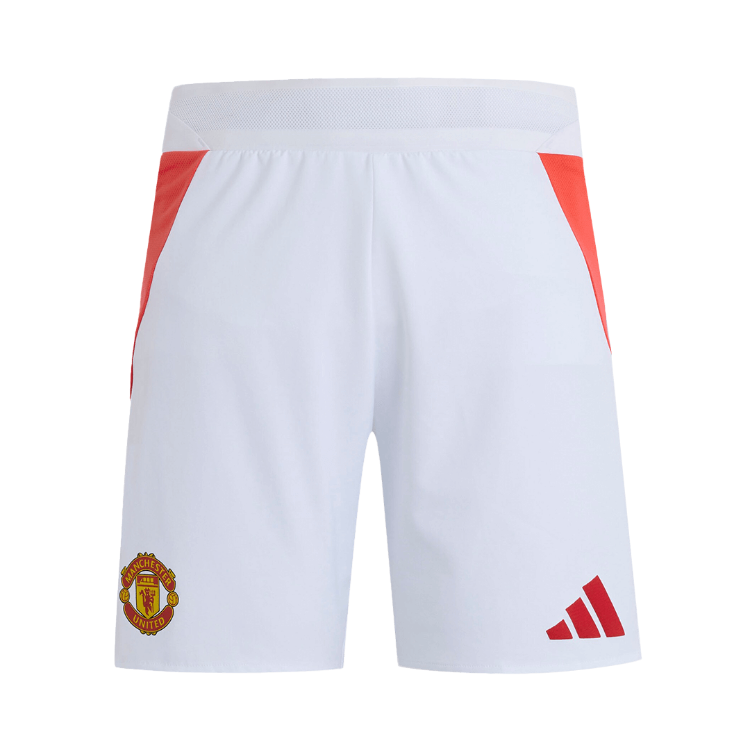 Player Version Manchester United Home Soccer Shorts 2024/25 Top Soccer Jerseys Store