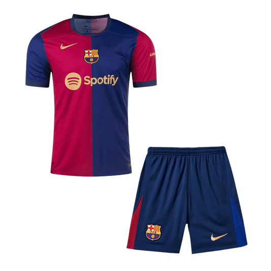 Barcelona Home  Soccer Jersey Kit(Jersey+Shorts) 2024/25 Top Soccer Jerseys Store