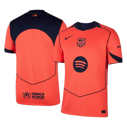 Barcelona Third Away Soccer Jersey 2025/26- Spotify Logo Without Text Top Soccer Jerseys Store