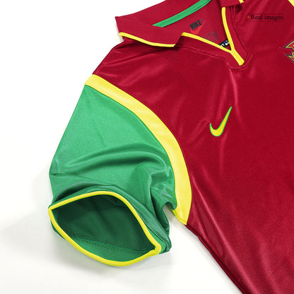 Portugal Home Retro Soccer Jersey 1999 Go Game Wear