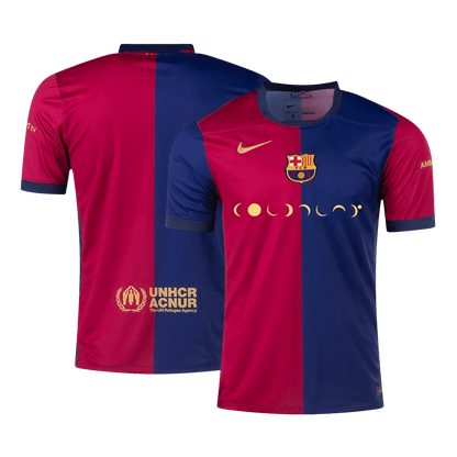 Barcelona Home  Soccer Jersey 2024/25 - COLDPLAY Top Soccer Jerseys Store
