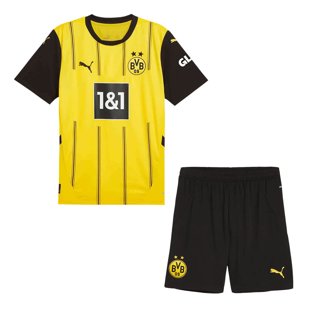 Borussia Dortmund Home  Soccer Jersey Kit(Jersey+Shorts) 2024/25 Top Soccer Jerseys Store