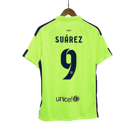 Retro Suárez #9 2014/15 Barcelona Third Away  Soccer Jersey Top Soccer Jerseys Store