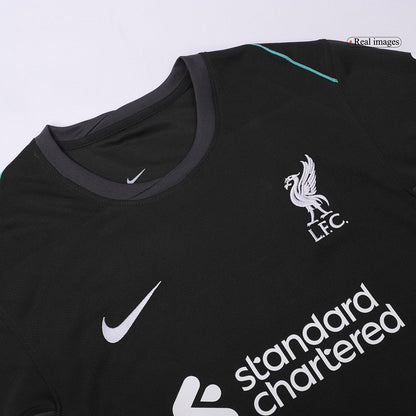 Player Version VIRGIL #4 Liverpool Away  Soccer Jersey 2024/25 Top Soccer Jerseys Store