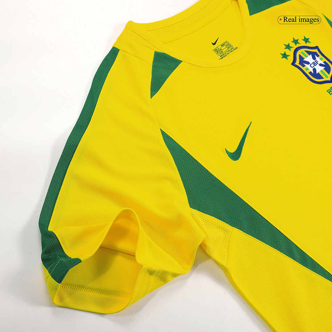 Retro RONALDINHO #11 2002/03 Brazil Home  Soccer Jersey Top Soccer Jerseys Store