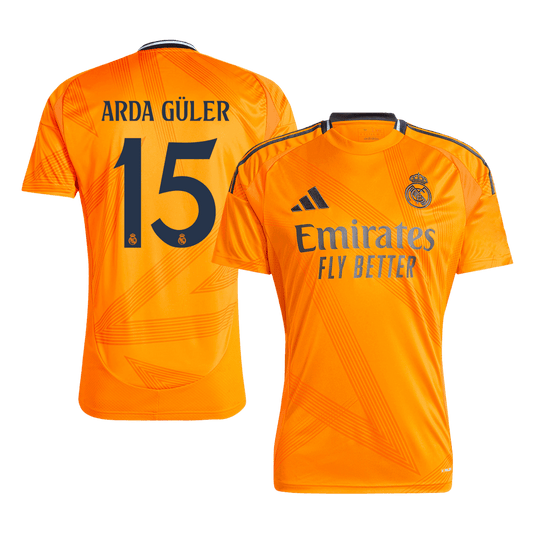 Arda Güler #15 Real Madrid Away  Soccer Jersey 2024/25 Top Soccer Jerseys Store