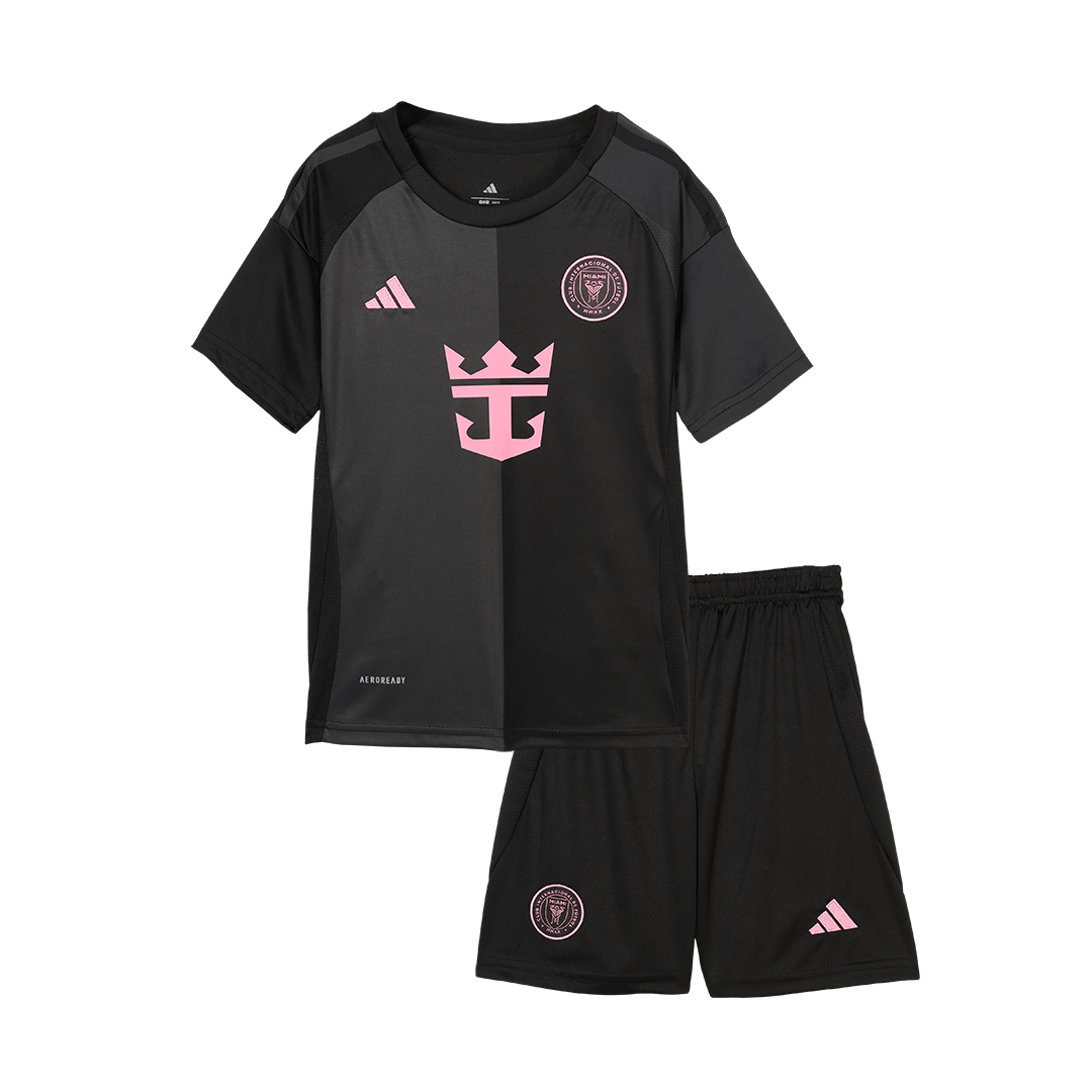 Kid's Inter Miami CF Away  Soccer Jersey Kit(Jersey+Shorts) 2025 Top Soccer Jerseys Store