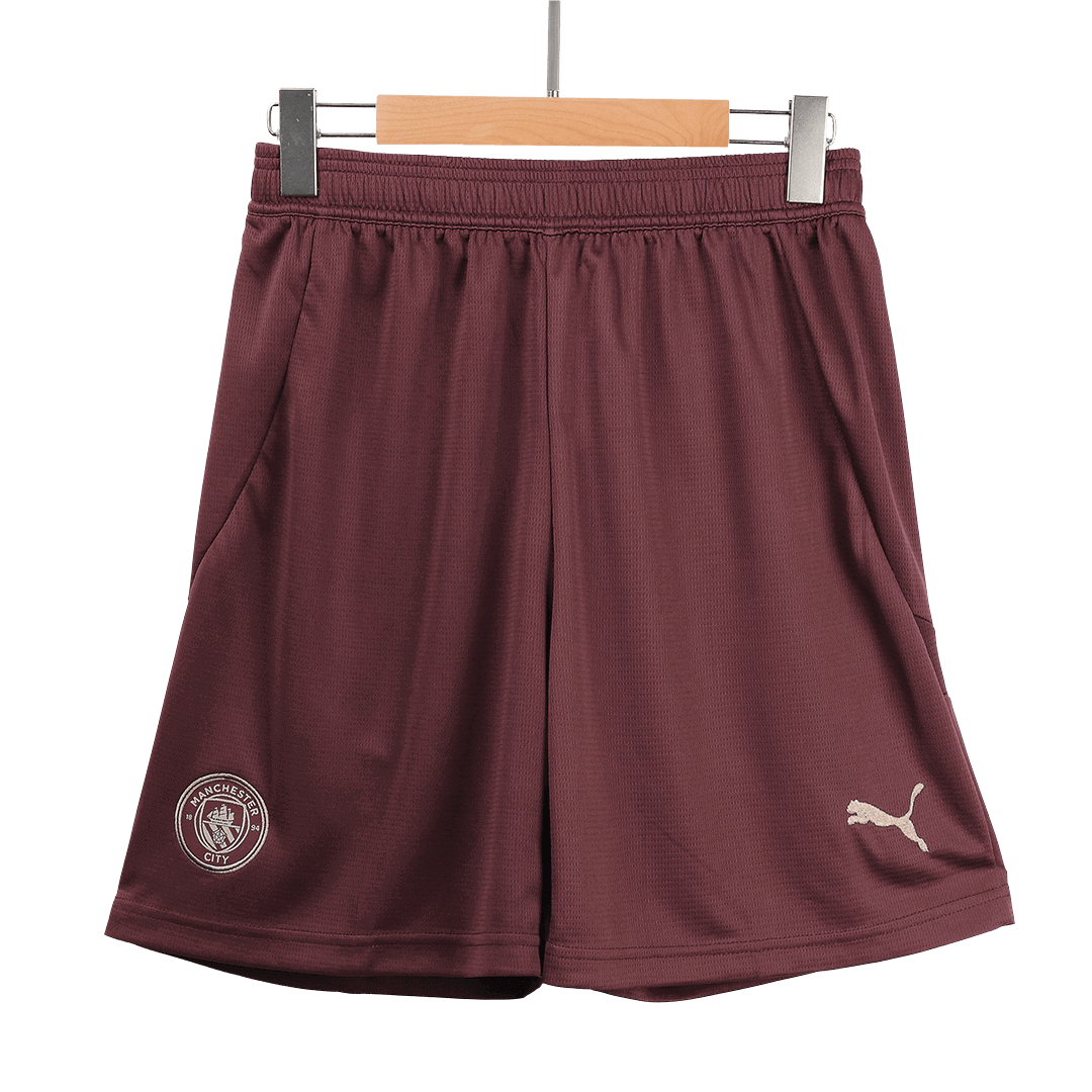 Manchester City Third Away Soccer Shorts 2024/25 Top Soccer Jerseys Store