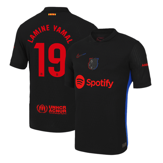 Player Version LAMINE YAMAL #19 Barcelona Away  Soccer Jersey 2024/25 Top Soccer Jerseys Store