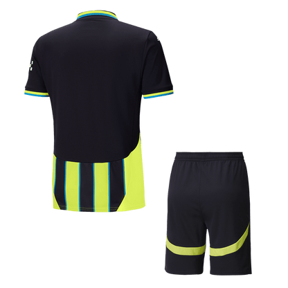 Manchester City Away  Soccer Jersey Kit(Jersey+Shorts) 2024/25 Top Soccer Jerseys Store