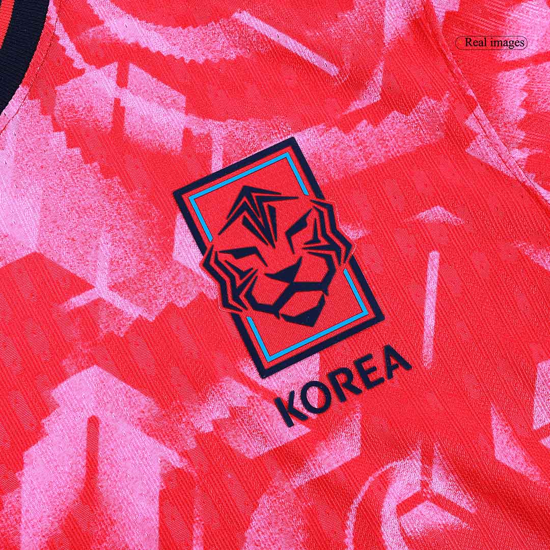 Player Version South Korea Home Soccer Jersey 2024 topsoccerjerseys.com