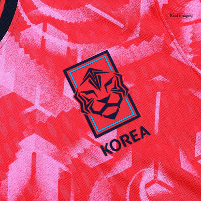 Player Version South Korea Home Soccer Jersey 2024 topsoccerjerseys.com