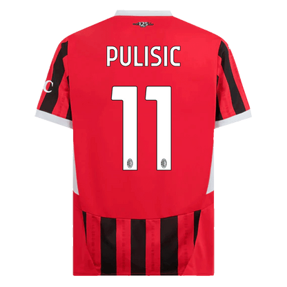 PULISIC #11 AC Milan Home  Soccer Jersey 2024/25 Top Soccer Jerseys Store