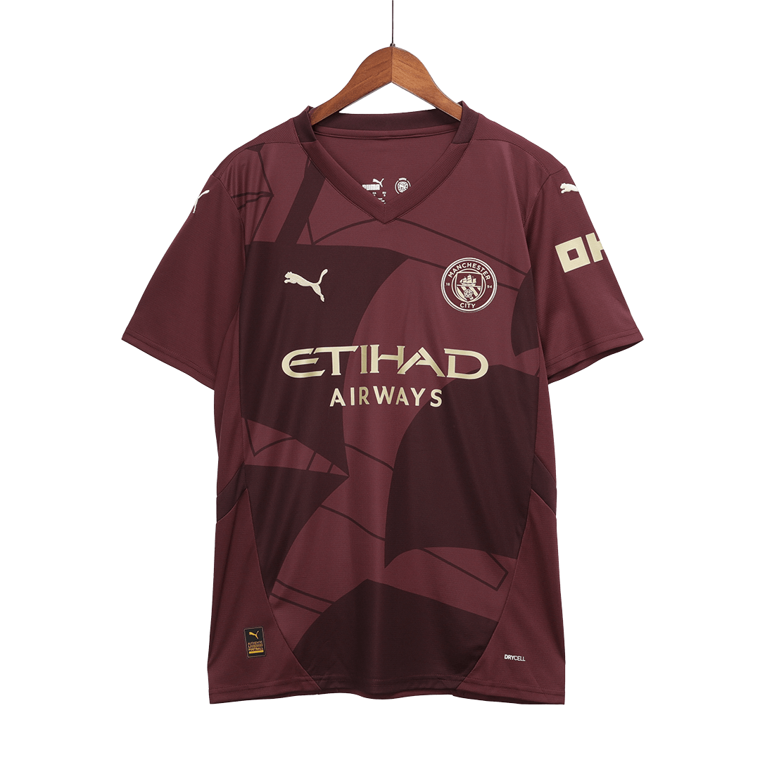 DE BRUYNE #17 Manchester City Third Away  Soccer Jersey 2024/25 Top Soccer Jerseys Store
