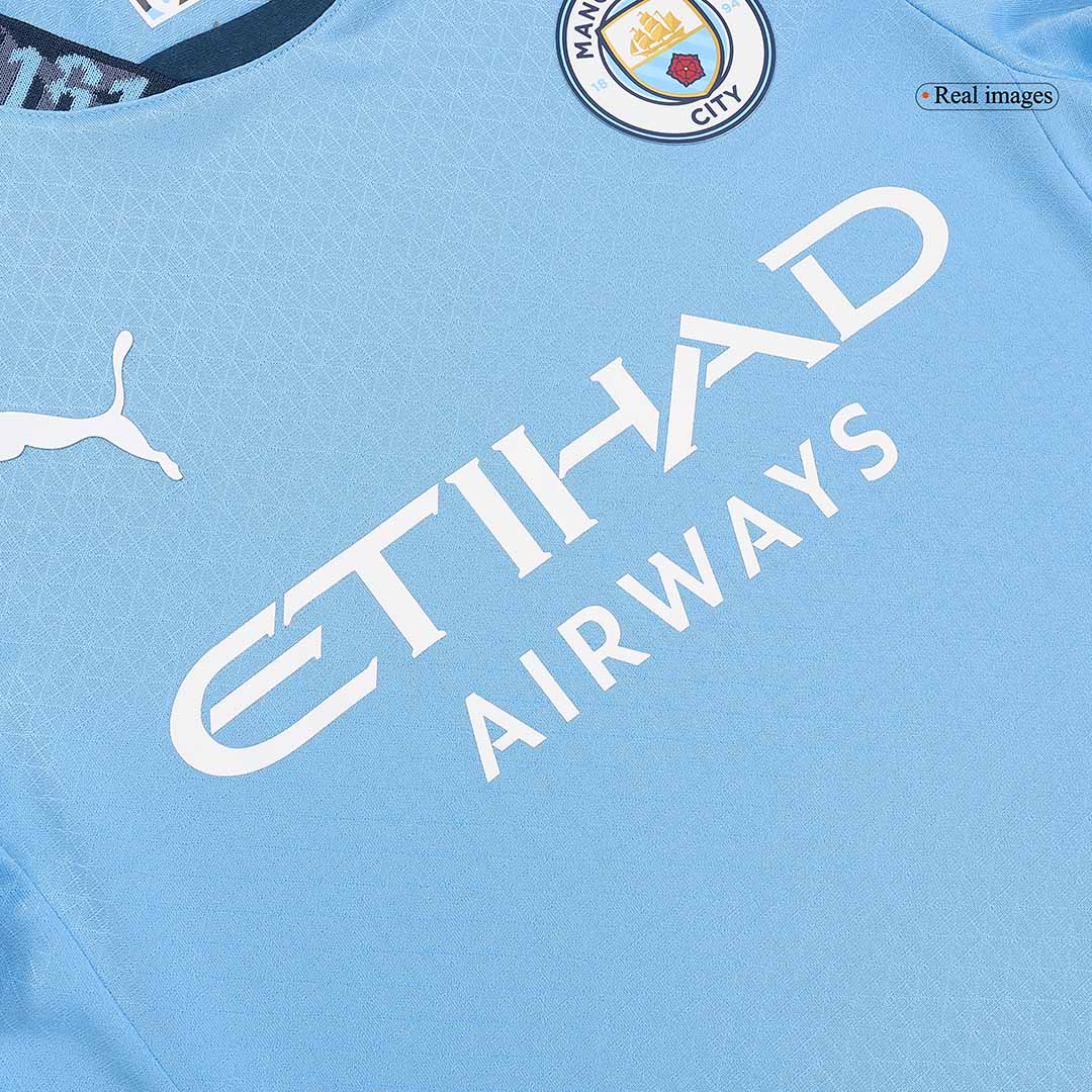 Player Version FODEN #47 Manchester City Home  Soccer Jersey 2024/25 - UCL Top Soccer Jerseys Store