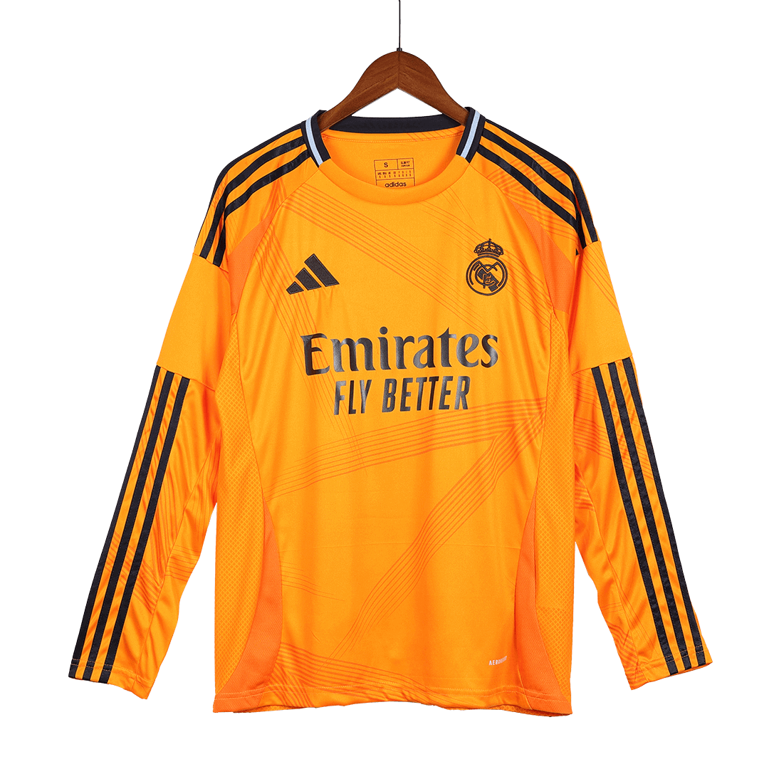 Real Madrid Away Long Sleeve  Soccer Jersey 2024/25 Top Soccer Jerseys Store