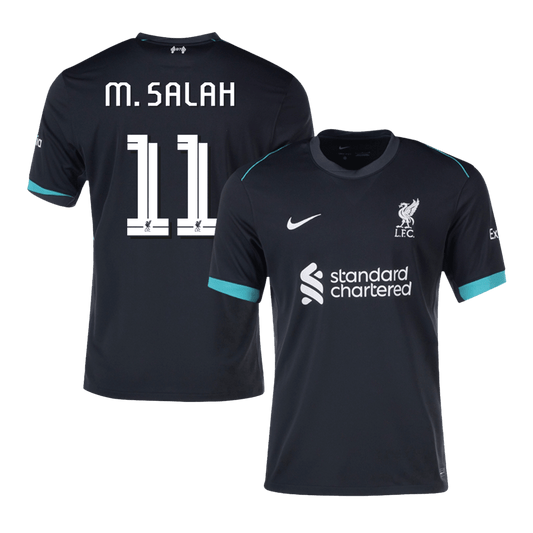 M.SALAH #11 Liverpool Away  Soccer Jersey 2024/25 - UCL Top Soccer Jerseys Store