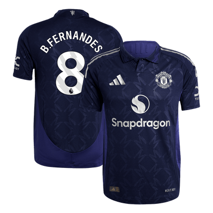 Player Version B.FERNANDES #8 Manchester United Away  Soccer Jersey 2024/25 Top Soccer Jerseys Store