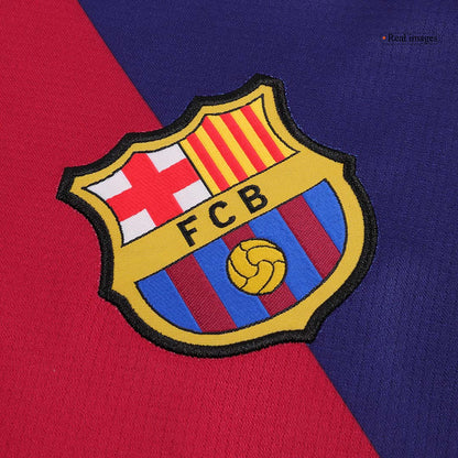 LAMINE YAMAL #19 Barcelona Home  Soccer Jersey 2024/25- Spotify Logo Without Text Top Soccer Jerseys Store