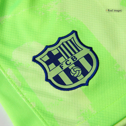 Barcelona Third Away  Soccer Jersey Kit(Jersey+Shorts) 2024/25 - (Spotify Logo Without Text) Top Soccer Jerseys Store