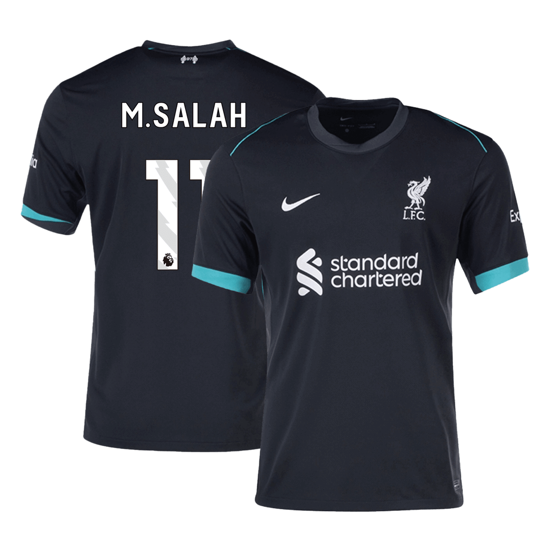 M.SALAH #11 Liverpool Away  Soccer Jersey 2024/25 Top Soccer Jerseys Store