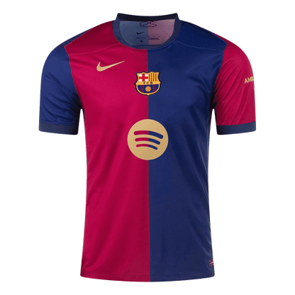 GAVI #6 Barcelona Home  Soccer Jersey 2024/25- Spotify Logo Without Text Top Soccer Jerseys Store
