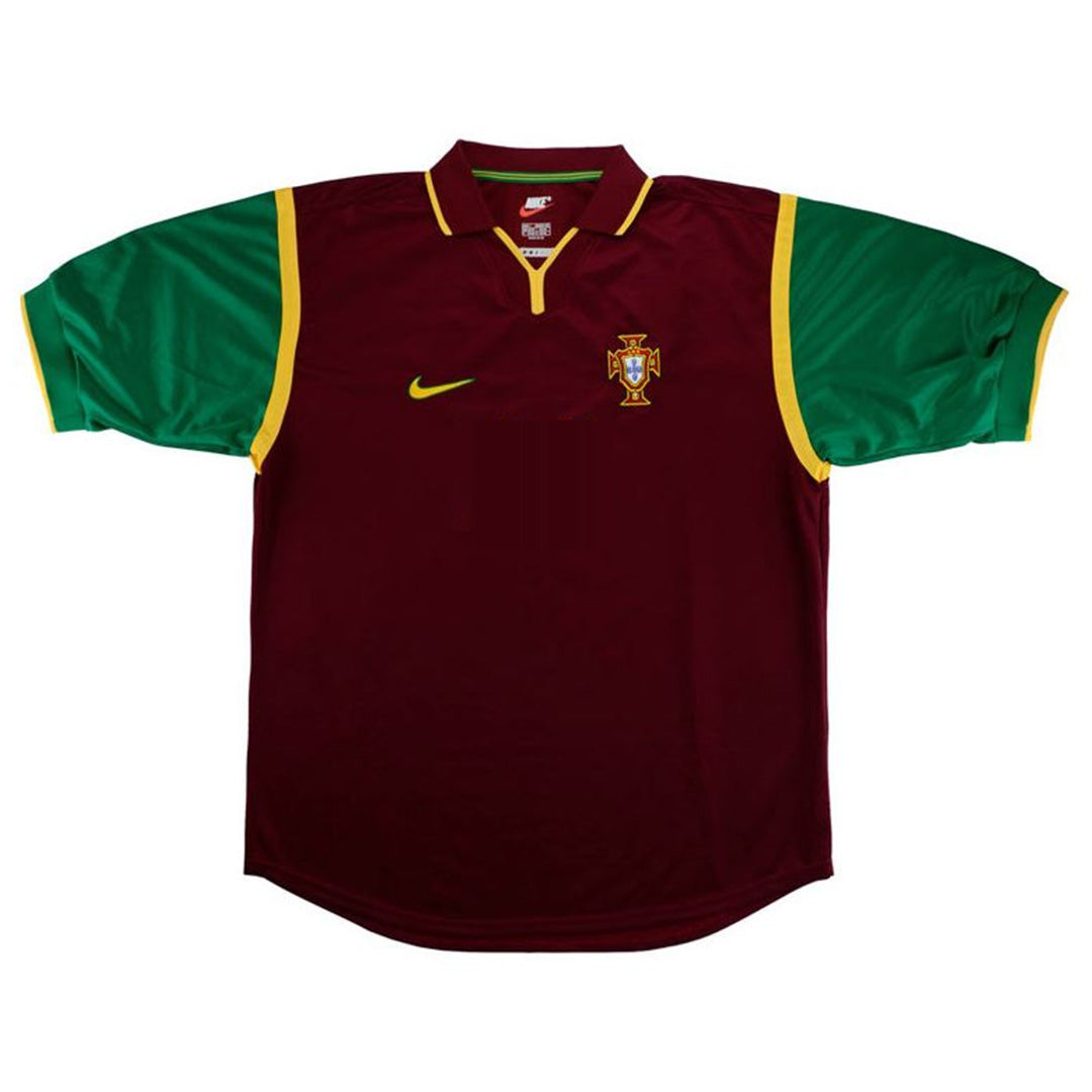 Portugal Home Retro Soccer Jersey 1999 Go Game Wear