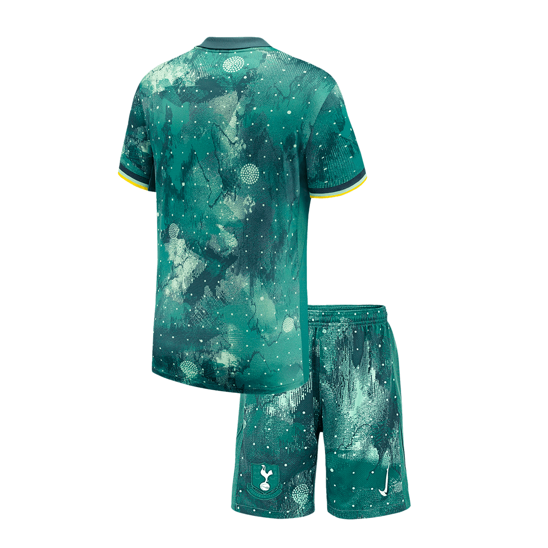 Kid's Tottenham Hotspur Third Away  Soccer Jersey Kit(Jersey+Shorts) 2024/25 Top Soccer Jerseys Store