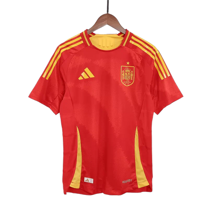 Player Version Spain Home Soccer Jersey Euro 2024 Go Game Wear