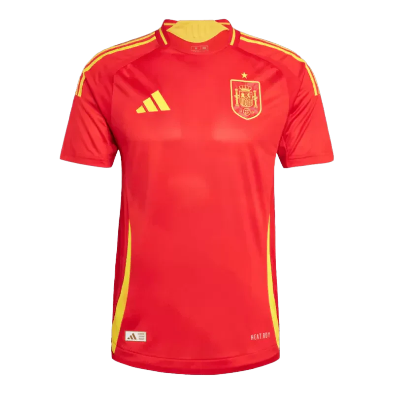 Player Version Spain Home Soccer Jersey Euro 2024 Go Game Wear