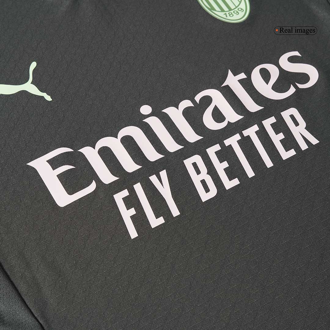 Player Version PULISIC #11 AC Milan Third Away  Soccer Jersey 2024/25 Top Soccer Jerseys Store