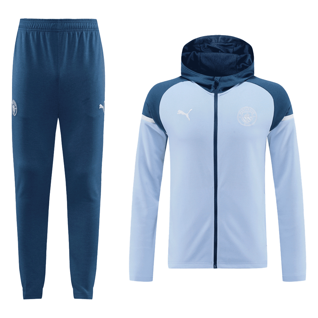 Manchester City Hoodie Training Kit (Jacket+Pants) 2024/25 Top Soccer Jerseys Store